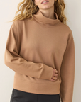MARINE LAYER NOVA MOCK NECK SWEATSHIRT