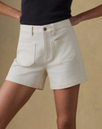 FAHERTY STRETCH TERRY PATCH POCKET SHORT