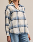 Z SUPPLY RIVER PLAID BUTTON UP