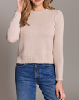 ALASHAN CASHMERE AYLA CROPPED CHUNKY CREW
