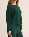 Z SUPPLY ELFIE RIB LS TOP