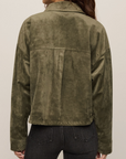 Z SUPPLY ALL DAY CROPPED SUEDE JACKET