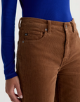 AG BRINLEY MID-RISE STRAIGHT CORDUROY