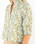 THML LENA 3/4 SLEEVE COLLAR BLOUSE