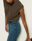 NATION MARINA MUSCLE TEE W/ SHOULDER