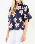 THML MALLORY PUFF SLEEVE TOP
