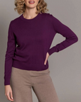 ALASHAN COTTON CASHMERE STACY SHRUNKEN CREW NECK