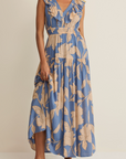 Z SUPPLY MALENE BLOOM FLORAL MAXI DRESS