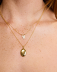 ELLI PARR HEIRLOOM LOCKET NECKLACE