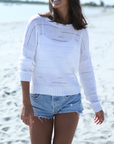 WOODEN SHIPS SHAWN TOP COTTON