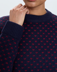 PISTOLA HANNA OVERSIZED HEART SWEATER