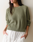 MARINE LAYER MINA POINTELLE SWEATER