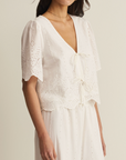 Z SUPPLY OCEANSIDE EMBROIDERED TOP