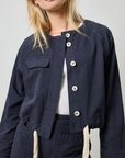 LILLA P DRAWSTRING WAIST JACKET