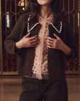THE GREAT THE CROCHET COLLAR CARDIGAN