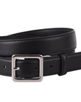 MOST WANTED USA BASIC SQUARE BUCKLE LEATHER BELT