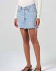 AGOLDE V-WAIST MINI SKIRT