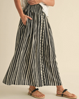 MIOU MUSE SMOCKED WAIST SKIRT