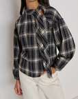 NATION LIZ SCARF BLOUSE