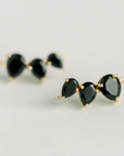 ELLI PARR CRAWLER EARRINGS BLACK ONYX