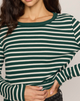 Z SUPPLY ARLET STRIPE THERMAL TOP