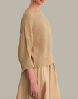 525 AMERICA SUKI POINTELLE COTTON OVERSIZED BOXY TEE