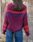 WOODEN SHIPS JAXON FAIR ISLE RAGLAN CHUNKY