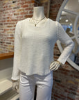 WOODEN SHIPS SHIRT TAIL CHUNKY V COTTON