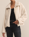Z SUPPLY AMETHYST FAUX FUR JACKET