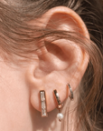 ELLI PARR CZ PAVE BAR STUDS