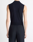 VINCE SLEEVELESS MOCK NECK