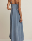 Z SUPPLY ANGEL EYES TWILL MIDI DRESS