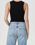 AGOLDE SHRUNKEN POPPY TANK