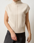LILLA P TURTLENECK WEDGE SWEATER