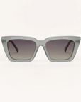 Z SUPPLY FEEL GOOD SUNGLASSES - PEWTER/GRADIENT