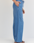 BELLA DAHL WIDE LEG DRAWSTRING PANT