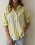 MARINE LAYER JANE RELAXED SHIRT IN CALI POPLIN
