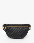 CLARE V WOVEN GRANDE FANNY