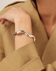 JENNY BIRD OLA BANGLE PLATINUM