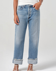 AGOLDE FRAN STRAIGHT W/CUFF