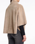 RINO & PELLE DEWI FAUX FUR CAPE