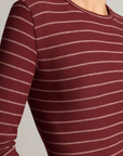 VINCE STRIPE L/S CREW