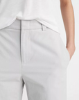VINCE LOW RISE WASHED COTTON CROP PANT