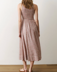 MARINE LAYER DARCY SMOCKED MAXI DRESS