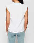 NATION MARINA MUSCLE TEE W/ SHOULDER