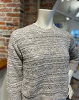 AUTUMN CASHMERE SCALLOP EDGE CROPPED BELL SLEEVE POINTELLE CREW
