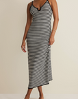Z SUPPLY MAJESTIC STRIPED MIDI DRESS