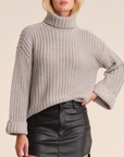525 AMERICA VIDA CHUNKY TURTLENECK SHAKER PULLOVER
