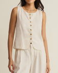 Z SUPPLY ROMAN LINEN VEST