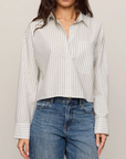 Z SUPPLY FAVORITE STRIPED BUTTON UP TOP